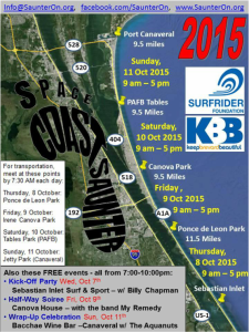 Space Coast Saunter Poster 2015