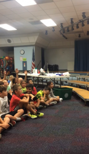 Students learn about curbside recycling in Brevard County