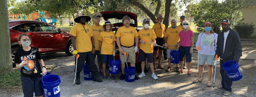 Rotary Club of Cocoa Adoption Cleanup